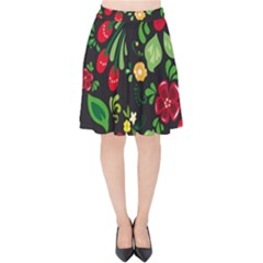 Hohloma Velvet High Waist Skirt by goljakoff