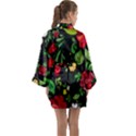 Hohloma Long Sleeve Satin Kimono View2