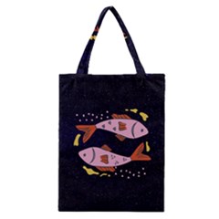 Fish Pisces Astrology Star Zodiac Classic Tote Bag