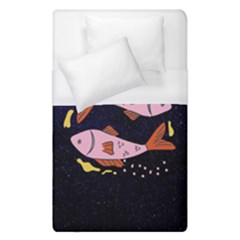 Fish Pisces Astrology Star Zodiac Duvet Cover (single Size) by HermanTelo