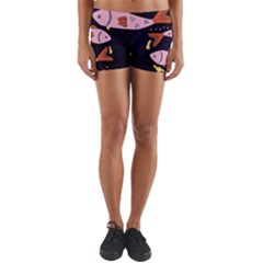 Fish Pisces Astrology Star Zodiac Yoga Shorts by HermanTelo