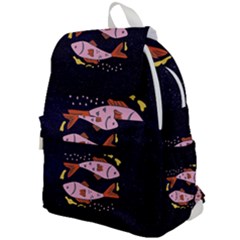 Fish Pisces Astrology Star Zodiac Top Flap Backpack by HermanTelo