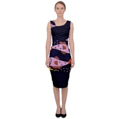 Fish Pisces Astrology Star Zodiac Sleeveless Pencil Dress by HermanTelo