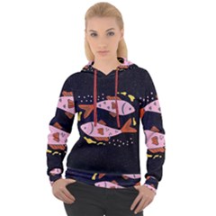 Fish Pisces Astrology Star Zodiac Women s Overhead Hoodie