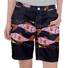 Fish Pisces Astrology Star Zodiac Pocket Shorts by HermanTelo