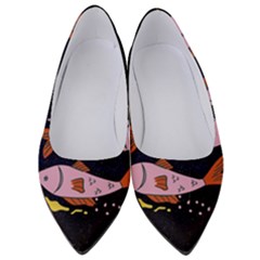 Fish Pisces Astrology Star Zodiac Women s Low Heels