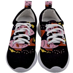 Fish Pisces Astrology Star Zodiac Kids Athletic Shoes by HermanTelo