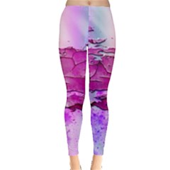 Background Crack Art Abstract Leggings  by Mariart