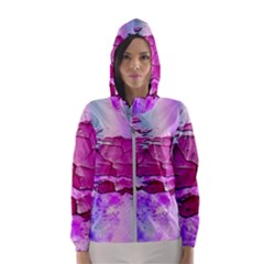 Background Crack Art Abstract Women s Hooded Windbreaker by Mariart