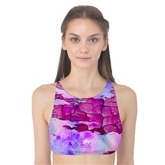 Background Crack Art Abstract Tank Bikini Top by Mariart