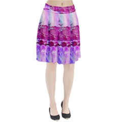 Background Crack Art Abstract Pleated Skirt by Mariart