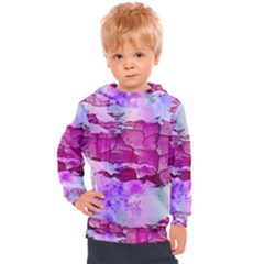 Background Crack Art Abstract Kids  Hooded Pullover by Mariart