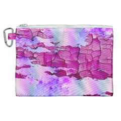 Background Crack Art Abstract Canvas Cosmetic Bag (xl)