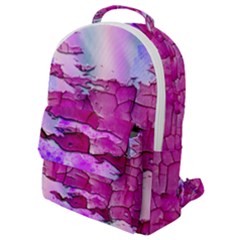 Background Crack Art Abstract Flap Pocket Backpack (small)