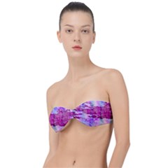 Background Crack Art Abstract Classic Bandeau Bikini Top  by Mariart