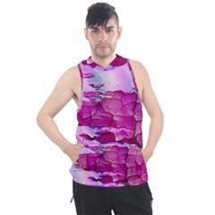 Background Crack Art Abstract Men s Sleeveless Hoodie by Mariart