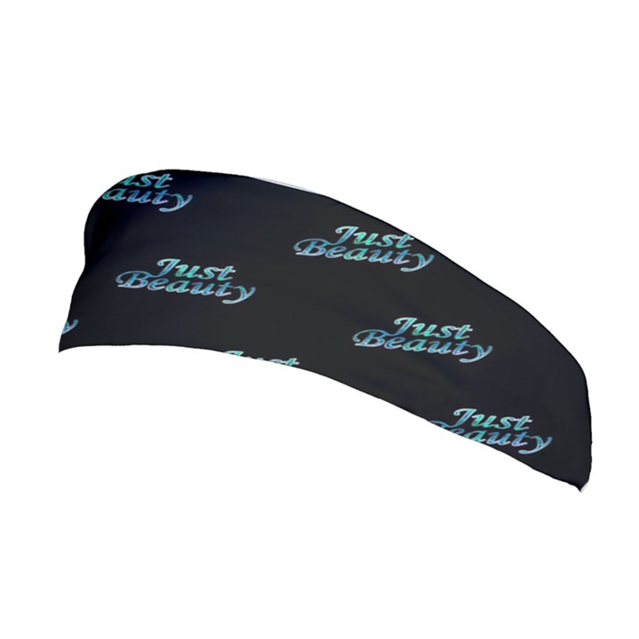 Just Beauty Words Motif Print Pattern Stretchable Headband