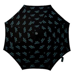 Just Beauty Words Motif Print Pattern Hook Handle Umbrellas (medium)