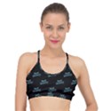 Just Beauty Words Motif Print Pattern Basic Training Sports Bra View1