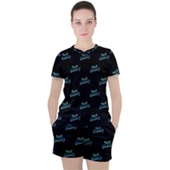 Just Beauty Words Motif Print Pattern Women s Tee And Shorts Set