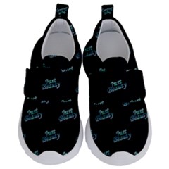 Just Beauty Words Motif Print Pattern Kids  Velcro No Lace Shoes