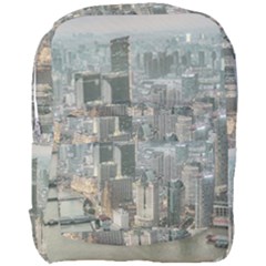 Lujiazui District Aerial View, Shanghai China Full Print Backpack by dflcprintsclothing