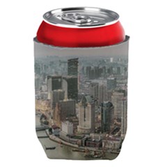 Lujiazui District Aerial View, Shanghai China Can Holder by dflcprintsclothing