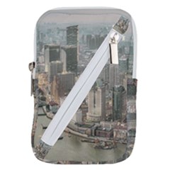 Lujiazui District Aerial View, Shanghai China Belt Pouch Bag (small) by dflcprintsclothing