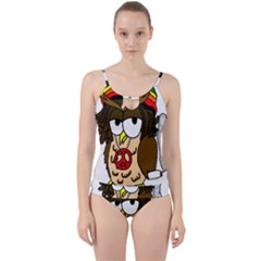  Rainbow Stoner Owl Cut Out Top Tankini Set by IIPhotographyAndDesigns