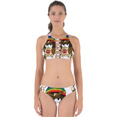  Rainbow Stoner Owl Perfectly Cut Out Bikini Set by IIPhotographyAndDesigns