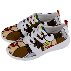  Rainbow Stoner Owl Men s Lightweight Sports Shoes by IIPhotographyAndDesigns