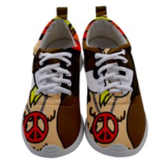  Rainbow Stoner Owl Athletic Shoes by IIPhotographyAndDesigns