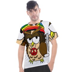  Rainbow Stoner Owl Men s Sport Top by IIPhotographyAndDesigns