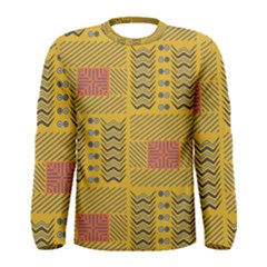 Digital Paper African Tribal Men s Long Sleeve Tee