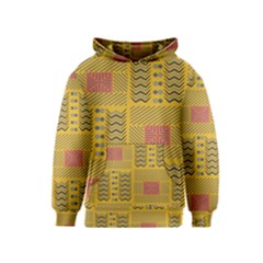 Digital Paper African Tribal Kids  Pullover Hoodie by HermanTelo