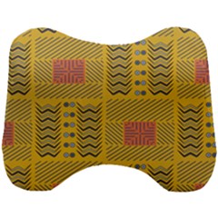 Digital Paper African Tribal Head Support Cushion