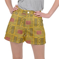 Digital Paper African Tribal Ripstop Shorts by HermanTelo