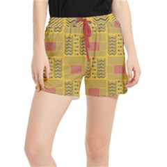 Digital Paper African Tribal Runner Shorts