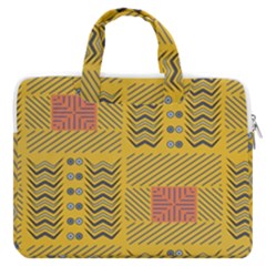 Digital Paper African Tribal Double Pocket Laptop Bag