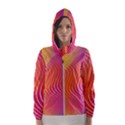 Chevron Line Poster Music Women s Hooded Windbreaker View1