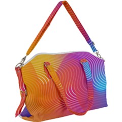 Chevron Line Poster Music Canvas Crossbody Bag