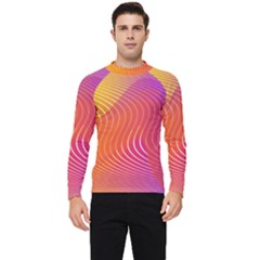 Chevron Line Poster Music Men s Long Sleeve Rash Guard by Mariart