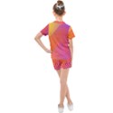 Chevron Line Poster Music Kids  Mesh Tee and Shorts Set View2