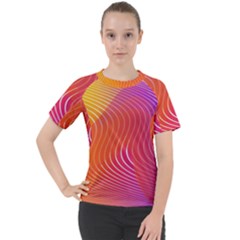 Chevron Line Poster Music Women s Sport Raglan Tee