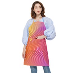 Chevron Line Poster Music Pocket Apron by Mariart