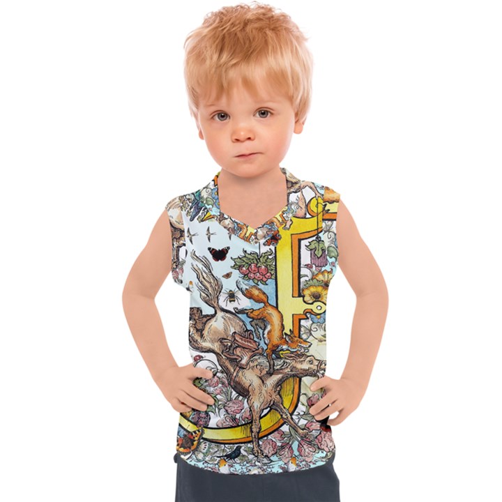 The Illustrated Alphabet - J - by LaRenard Kids  Sport Tank Top