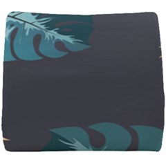 Flower Illustrations Leaves Seat Cushion