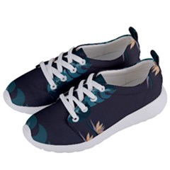 Flower Illustrations Leaves Women s Lightweight Sports Shoes