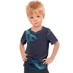 Flower Illustrations Leaves Kids  Sports Tee