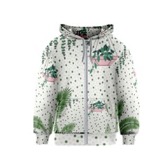 Plants Flowers Nature Blossom Kids  Zipper Hoodie